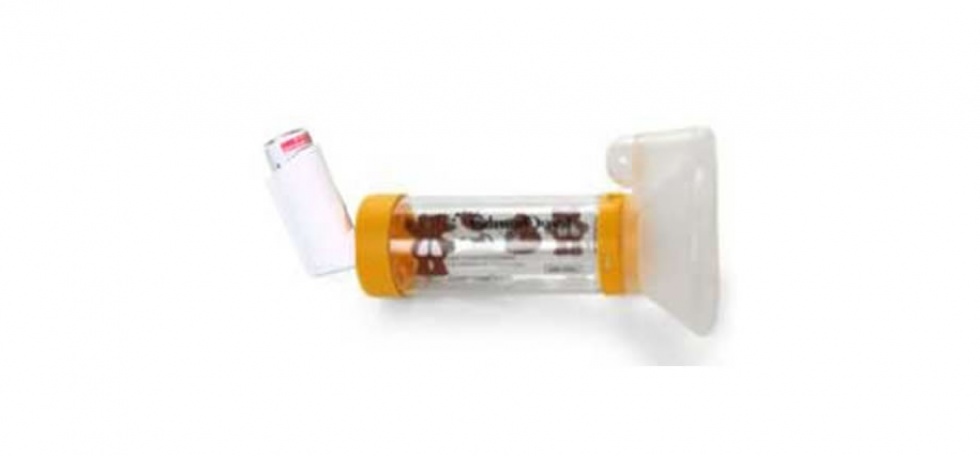 MDI with spacer and mask for a preschooler
